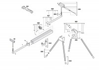 Bosch 3 601 M12 480 GTA 2500 Table Stand Spare Parts